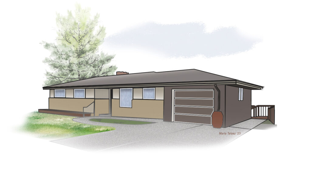 Artist rendering of Renton Washington property